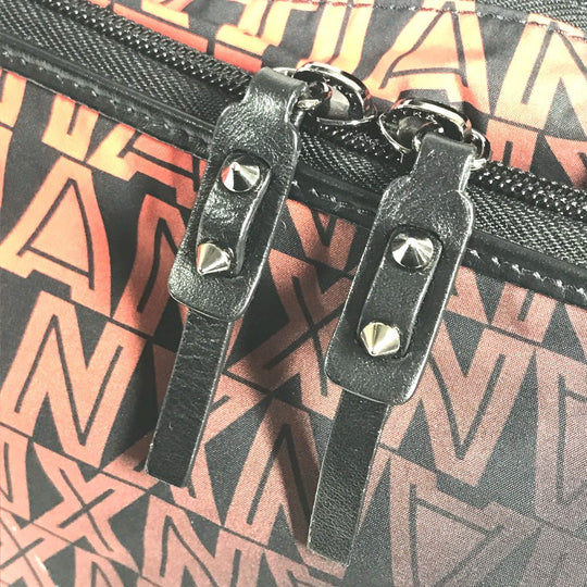 Christian Louboutin Backpack Nylon / leather black backpack bag Overall handle