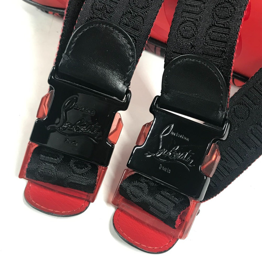 Christian Louboutin Backpack Nylon / leather black backpack bag Overall handle