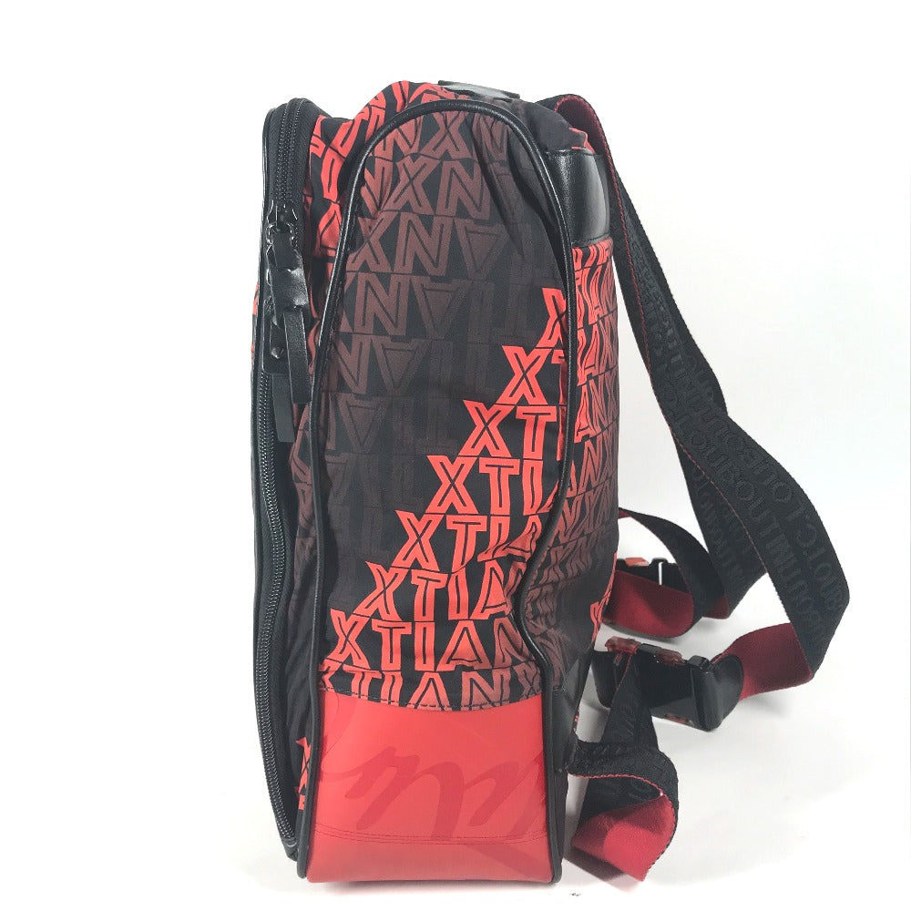 Christian Louboutin Backpack Nylon / leather black backpack bag Overall handle