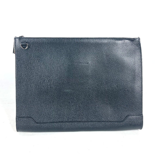 Christian Louboutin Shoulder Bag leather black Crossbody logo SKY Sky mens Used Authentic