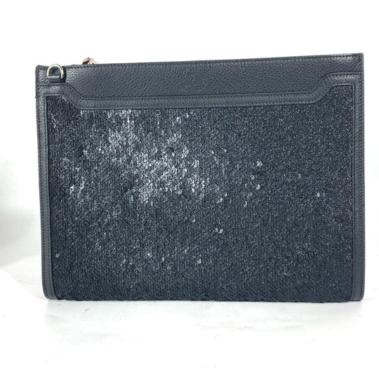 Christian Louboutin Shoulder Bag leather black SKY Sky Sequins