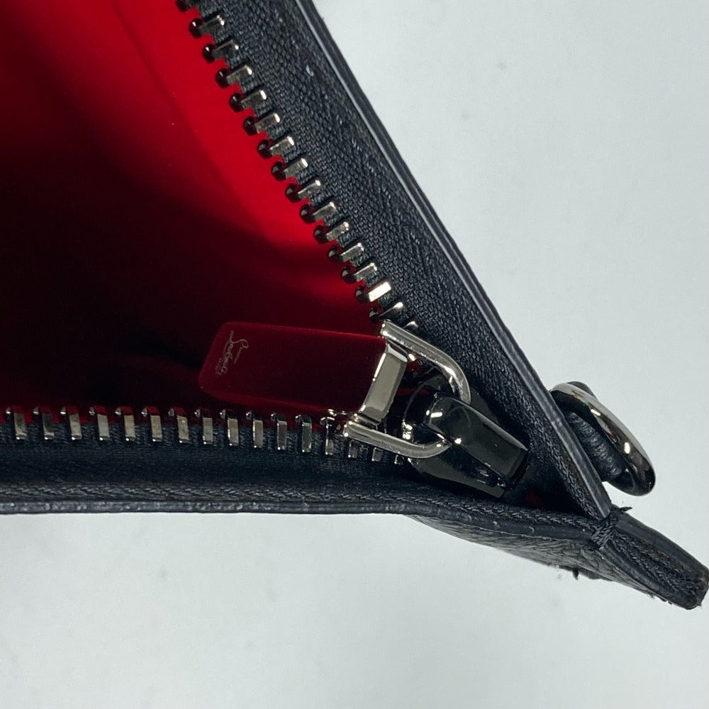 Christian Louboutin Shoulder Bag leather black SKY Sky Sequins