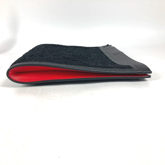 Christian Louboutin Shoulder Bag leather black SKY Sky Sequins