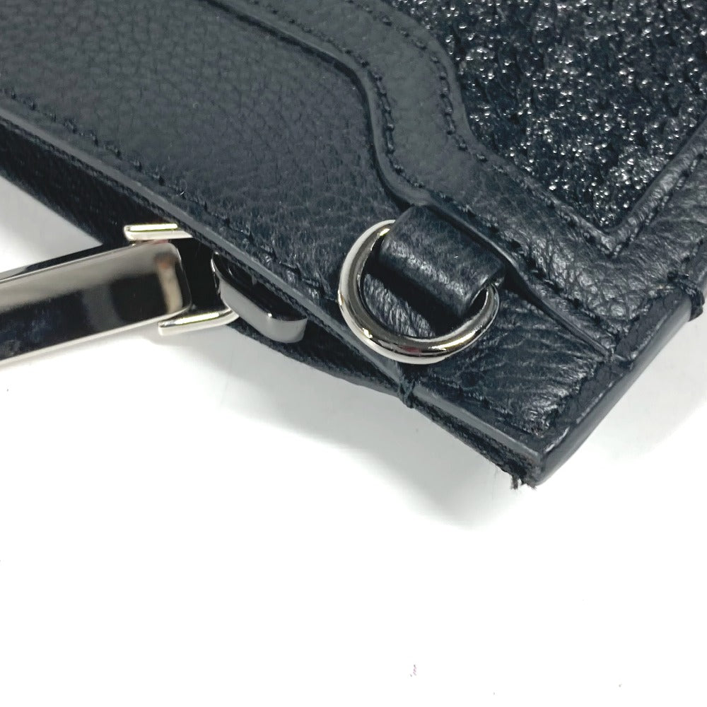 Christian Louboutin Shoulder Bag leather black SKY Sky Sequins