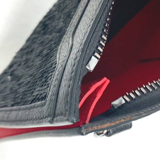 Christian Louboutin Shoulder Bag leather black SKY Sky Sequins