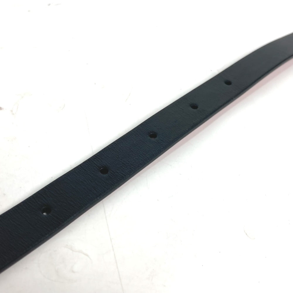Christian Louboutin belt leather black Studs Women 75 Used Authentic