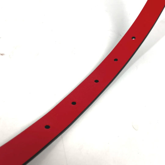 Christian Louboutin belt leather black Studs Women 75 Used Authentic
