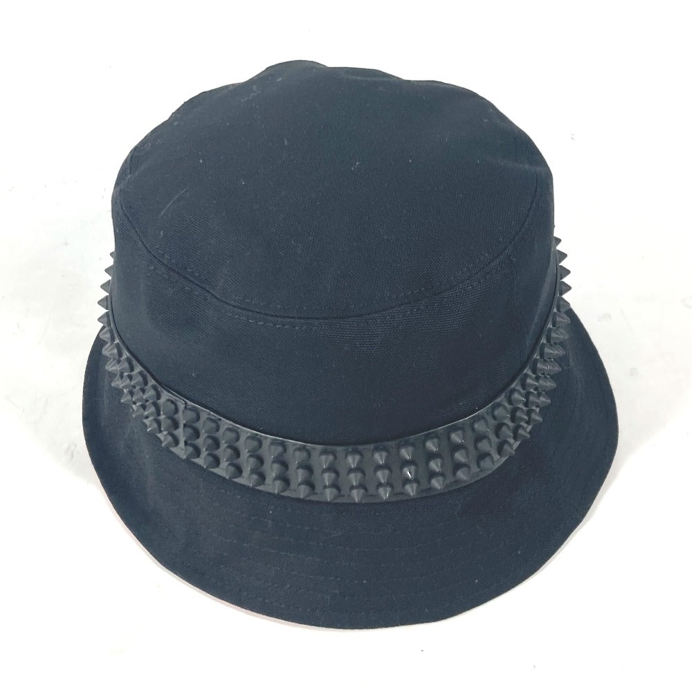 Christian Louboutin hat 3235326 cotton black Studs BOBINO unisex(Unisex) L Used Authentic