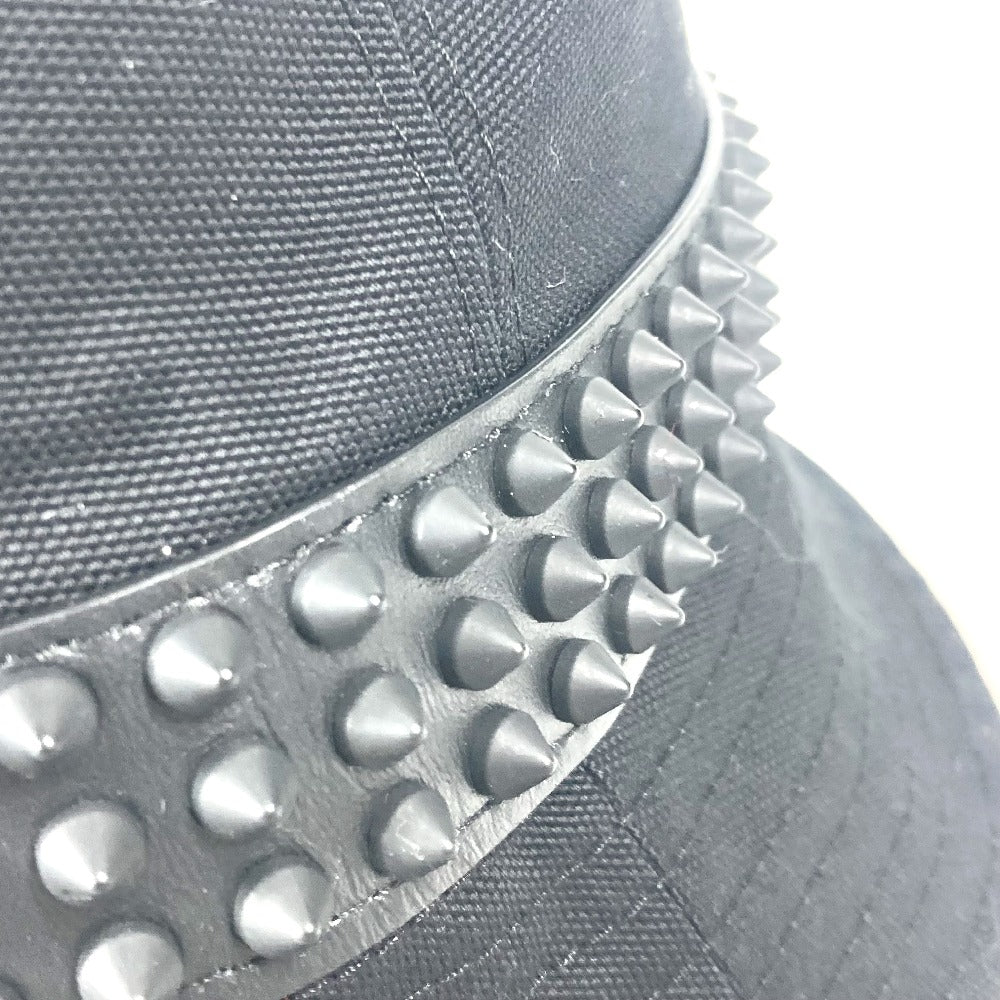 Christian Louboutin hat 3235326 cotton black Studs BOBINO unisex(Unisex) L Used Authentic