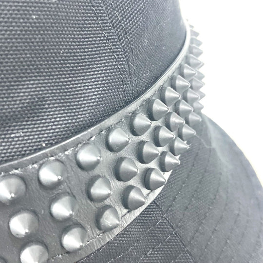Christian Louboutin hat 3235326 cotton black Studs BOBINO unisex(Unisex) L Used Authentic