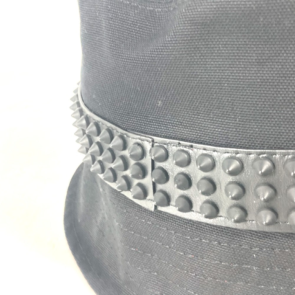 Christian Louboutin hat 3235326 cotton black Studs BOBINO unisex(Unisex) L Used Authentic