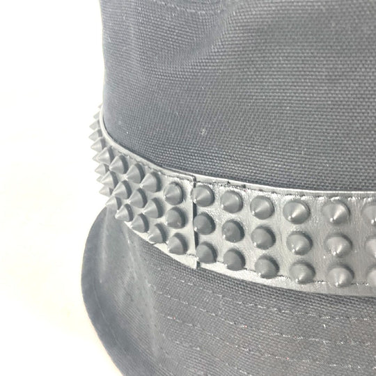 Christian Louboutin hat 3235326 cotton black Studs BOBINO unisex(Unisex) L Used Authentic