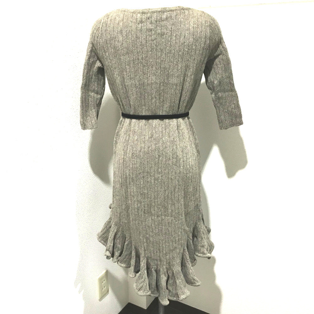 JILLSTUART one piece 092-7272006 Hair 100% gray Frill hem Jill Stuart x Youna Women 2 Used Authentic