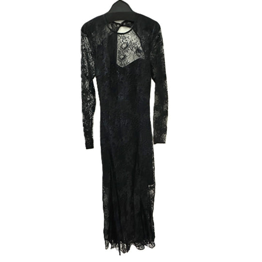 JILLSTUART one piece 108-7140014 polyester black Endi Robe Nadia Lace Women 2 Used Authentic