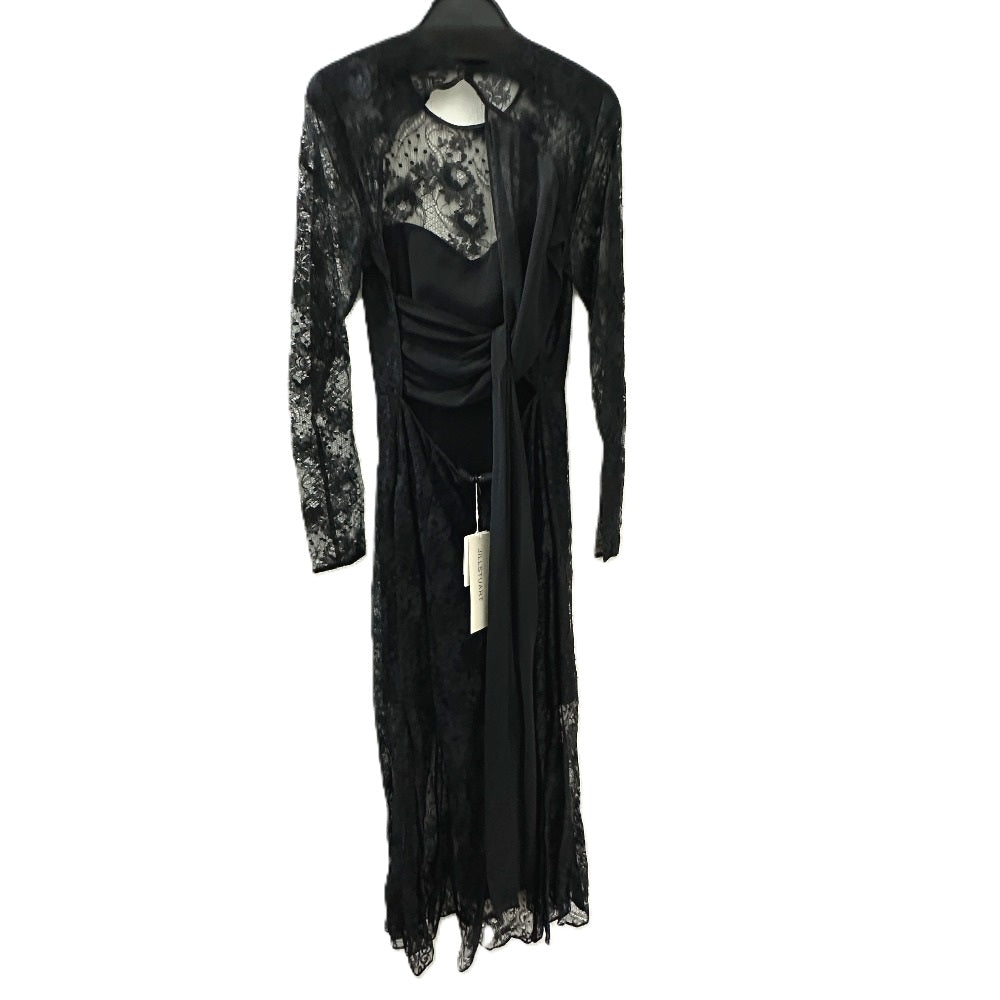JILLSTUART one piece 108-7140014 polyester black Endi Robe Nadia Lace Women 2 Used Authentic