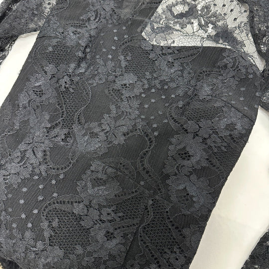 JILLSTUART one piece 108-7140014 polyester black Endi Robe Nadia Lace Women 2 Used Authentic