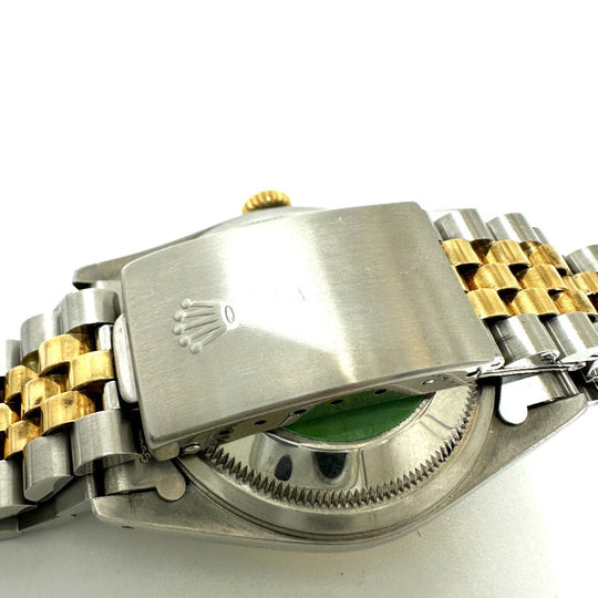 ROLEX Watches Mechanical Automatic 16233G Stainless Steel/YG Silver Datejust 10P Diamond gold dial