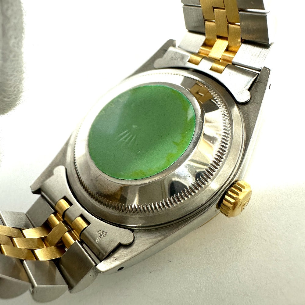 ROLEX Watches Mechanical Automatic 16233G Stainless Steel/YG Silver Datejust 10P Diamond gold dial