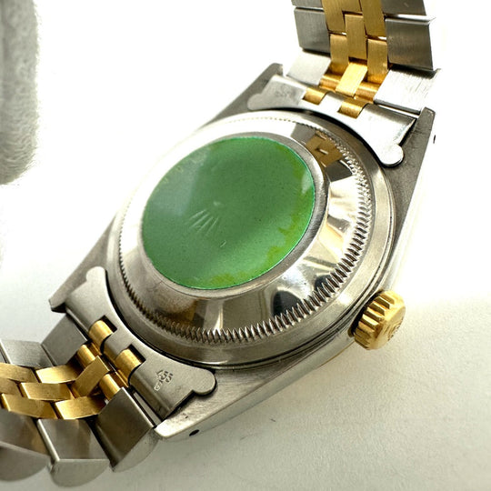 ROLEX Watches Mechanical Automatic 16233G Stainless Steel/YG Silver Datejust 10P Diamond gold dial