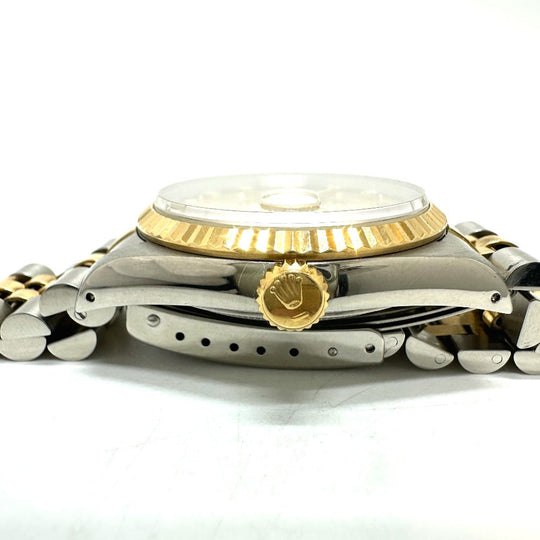 ROLEX Watches Mechanical Automatic 16233G Stainless Steel/YG Silver Datejust 10P Diamond gold dial