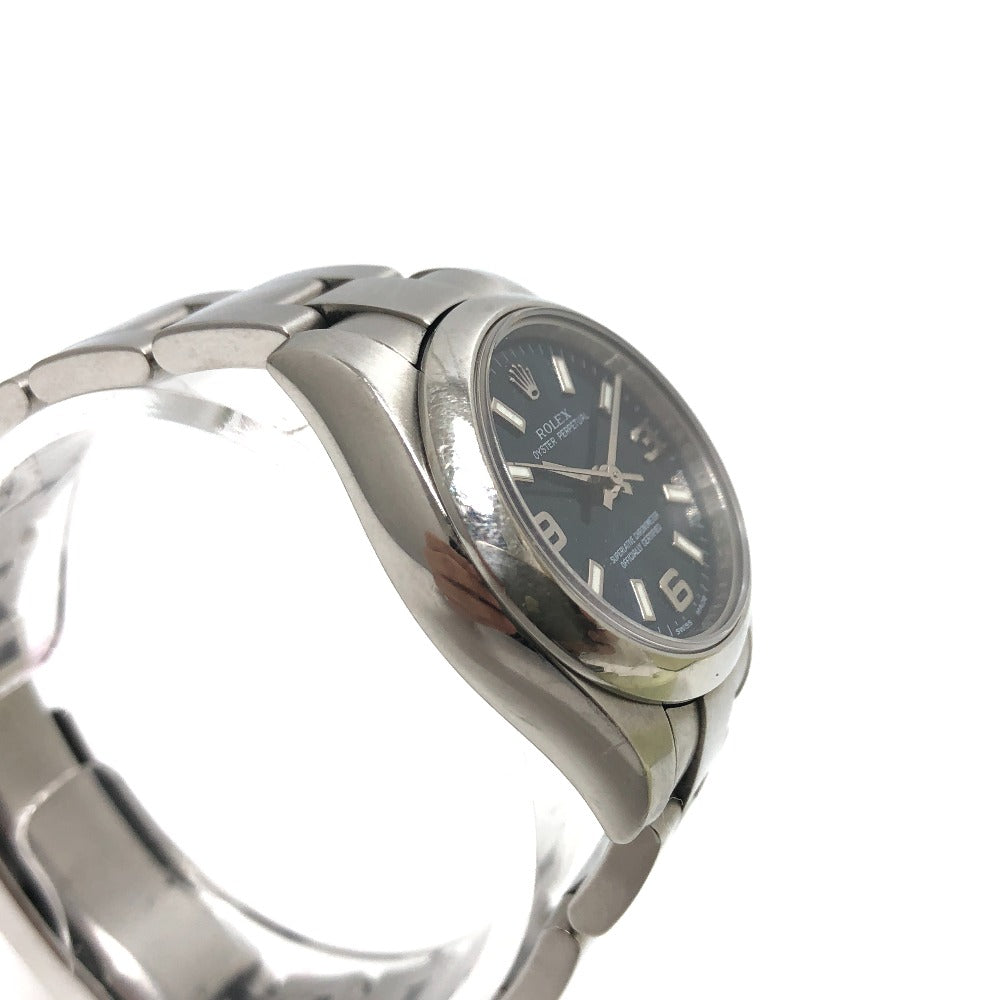 ROLEX Watches Mechanical Automatic 176200 Stainless Steel Silver Oyster Perpetual 26 blue dial Women Used Authentic