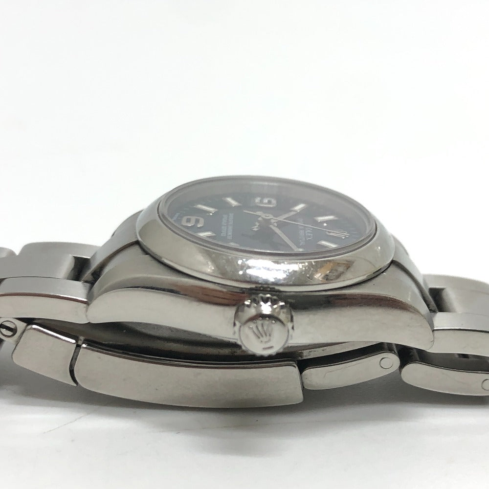 ROLEX Watches Mechanical Automatic 176200 Stainless Steel Silver Oyster Perpetual 26 blue dial Women Used Authentic