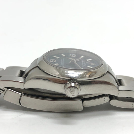 ROLEX Watches Mechanical Automatic 176200 Stainless Steel Silver Oyster Perpetual 26 blue dial Women Used Authentic