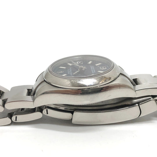 ROLEX Watches Mechanical Automatic 176200 Stainless Steel Silver Oyster Perpetual 26 blue dial Women Used Authentic