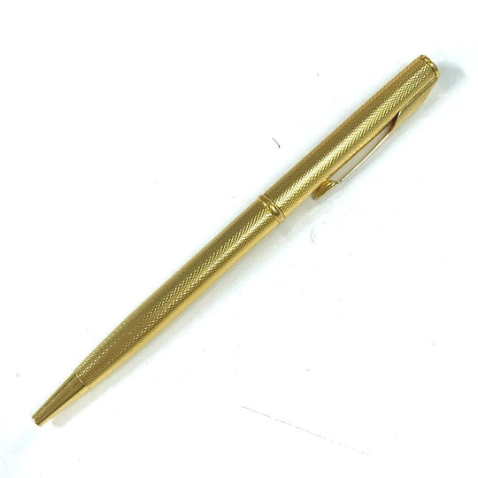 ROLEX Ballpoint pen metal gold Novelty not for sale logo mens Used Authentic