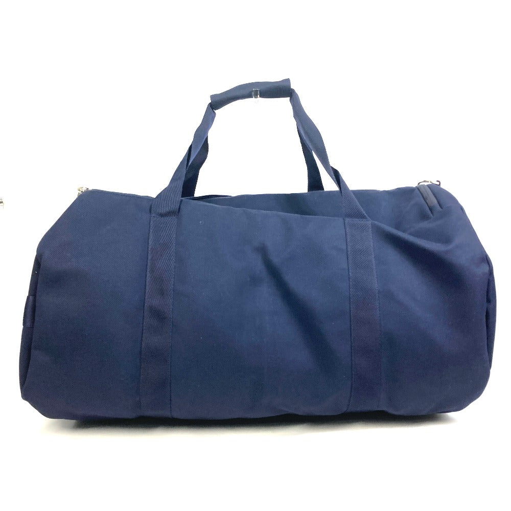 ROLEX Boston Duffel bag canvas Navy Logo embroidery Sports bag