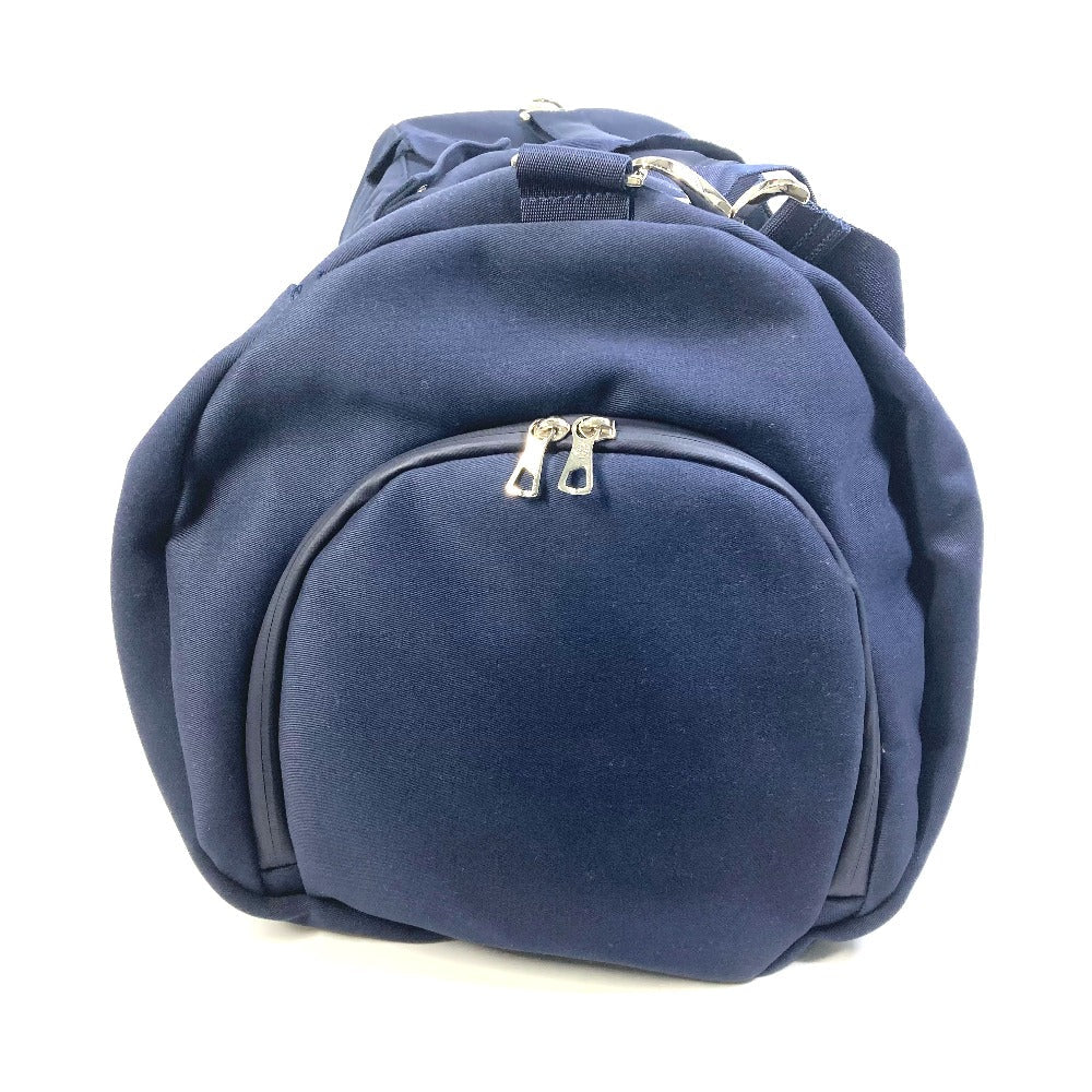 ROLEX Boston Duffel bag canvas Navy Logo embroidery Sports bag