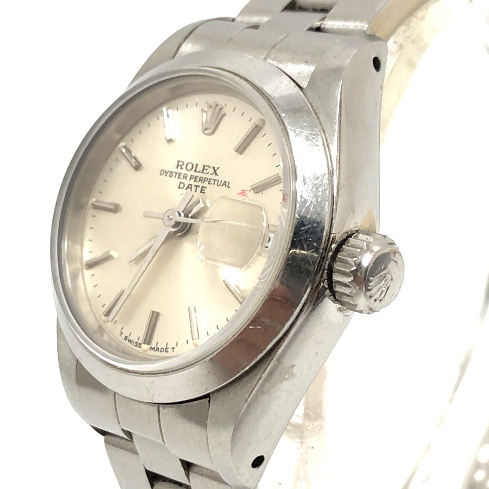 ROLEX Watches Mechanical Automatic 69160 Stainless Steel Silver Oyster Perpetual Date Ivory dial