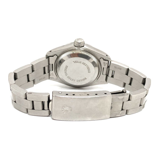 ROLEX Watches Mechanical Automatic 69160 Stainless Steel Silver Oyster Perpetual Date Ivory dial