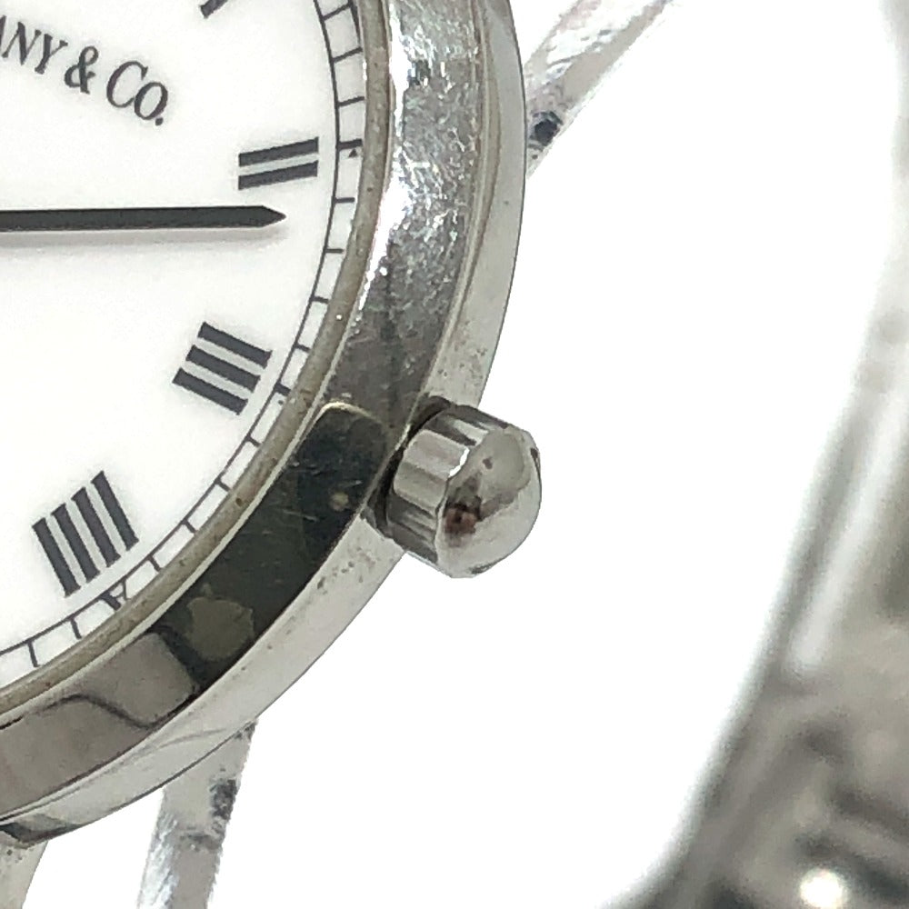 TIFFANY&Co. Watches Quartz ‚l1510 Stainless Steel Silver Classic white dial Women Used Authentic