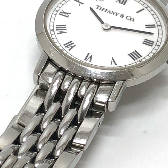 TIFFANY&Co. Watches Quartz ‚l1510 Stainless Steel Silver Classic white dial Women Used Authentic