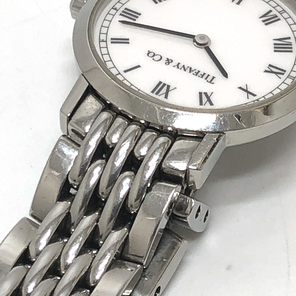 TIFFANY&Co. Watches Quartz ‚l1510 Stainless Steel Silver Classic white dial Women Used Authentic