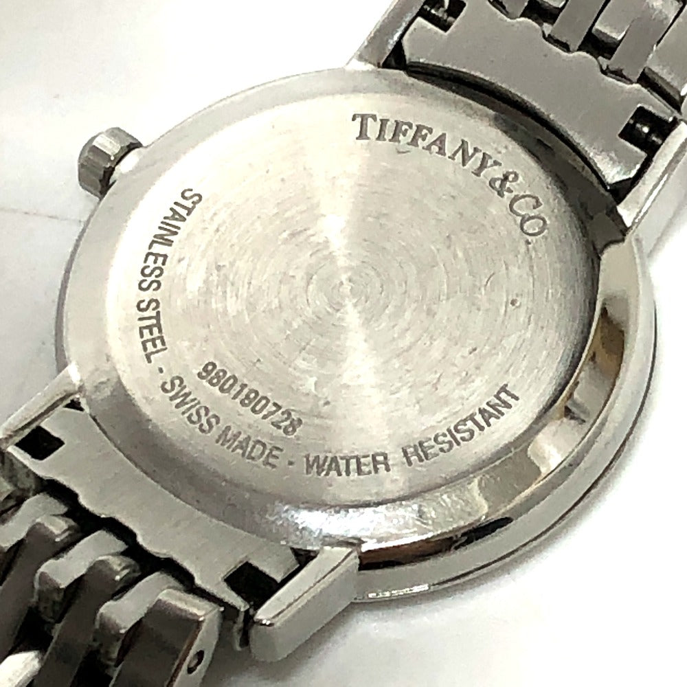 TIFFANY&Co. Watches Quartz ‚l1510 Stainless Steel Silver Classic white dial Women Used Authentic