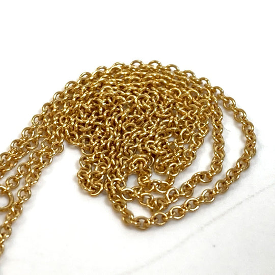 TIFFANY&Co. Necklace 18K gold diamond Women Used Authentic