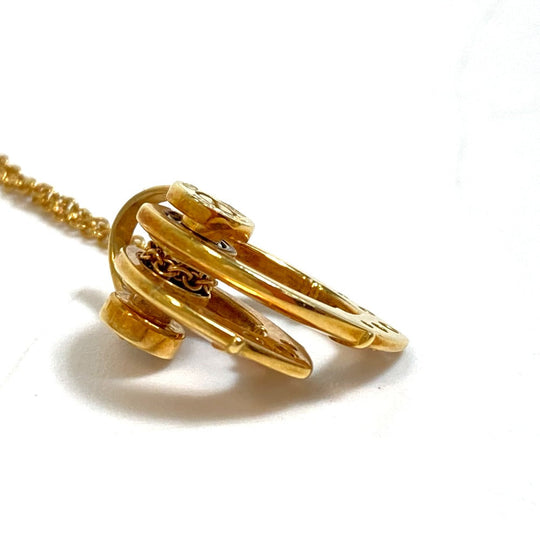 TIFFANY&Co. Necklace 18K gold diamond Women Used Authentic