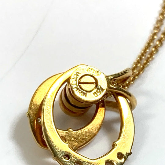 TIFFANY&Co. Necklace 18K gold diamond Women Used Authentic