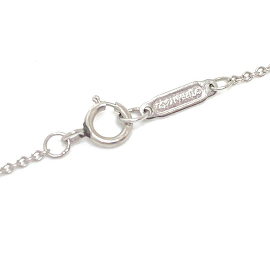 TIFFANY&Co. Necklace 60007429 Platinum, Diamond clear Small Cross Diamond Women Used Authentic