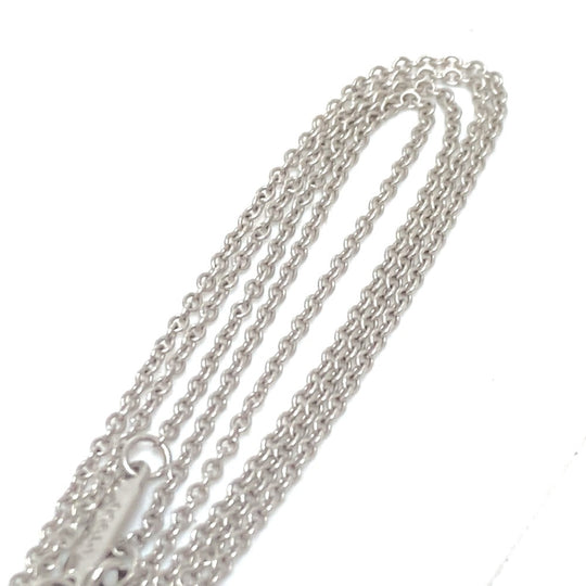 TIFFANY&Co. Necklace 60007429 Platinum, Diamond clear Small Cross Diamond Women Used Authentic