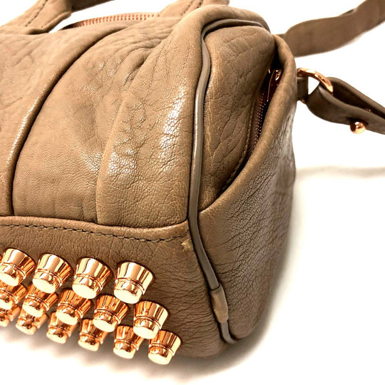 Alexander Wang Handbag leather Pink beige type Pochette Mini rocky Women Used Authentic