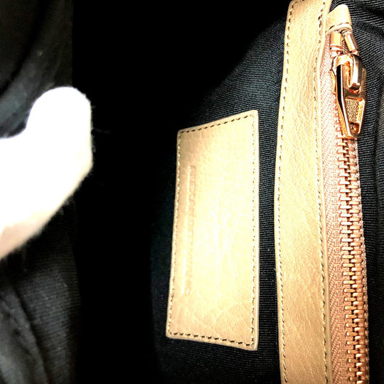 Alexander Wang Handbag leather Pink beige type Pochette Mini rocky Women Used Authentic