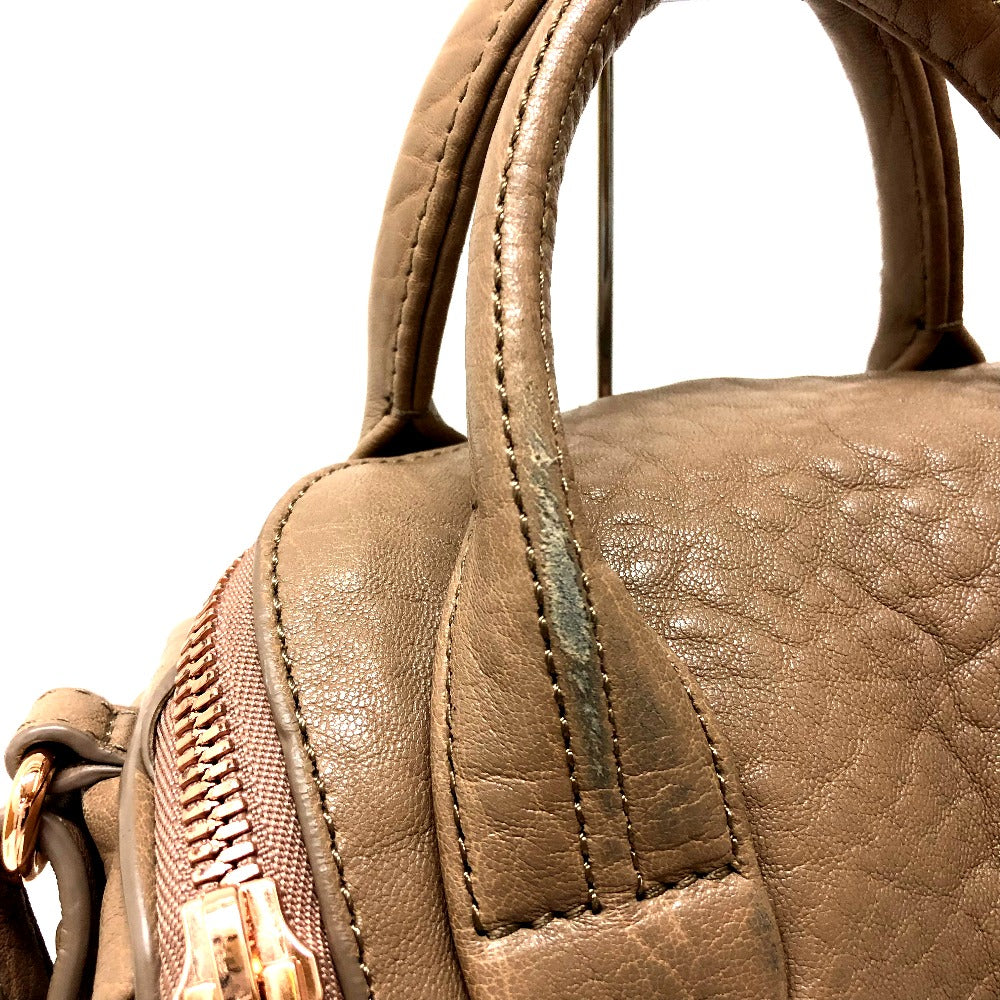 Alexander Wang Handbag leather Pink beige type Pochette Mini rocky Women Used Authentic