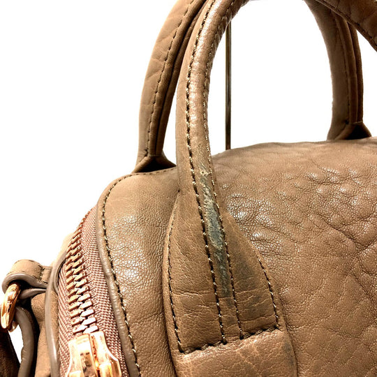 Alexander Wang Handbag leather Pink beige type Pochette Mini rocky Women Used Authentic