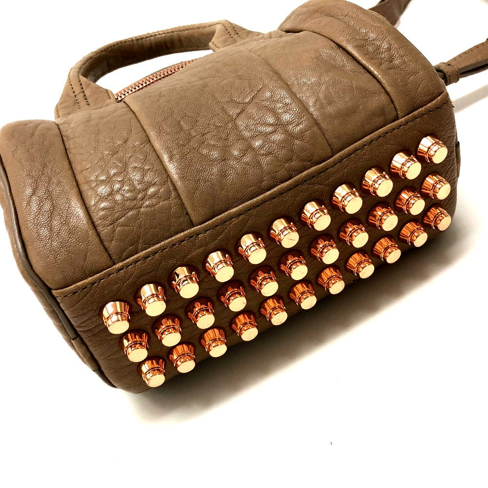 Alexander Wang Handbag leather Pink beige type Pochette Mini rocky Women Used Authentic