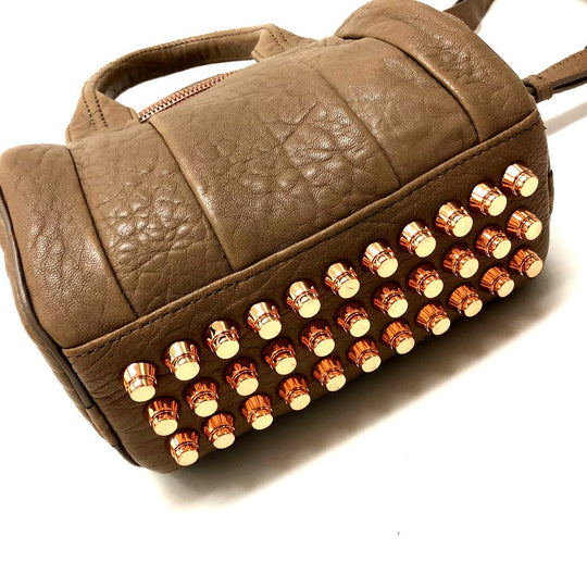 Alexander Wang Handbag leather Pink beige type Pochette Mini rocky Women Used Authentic