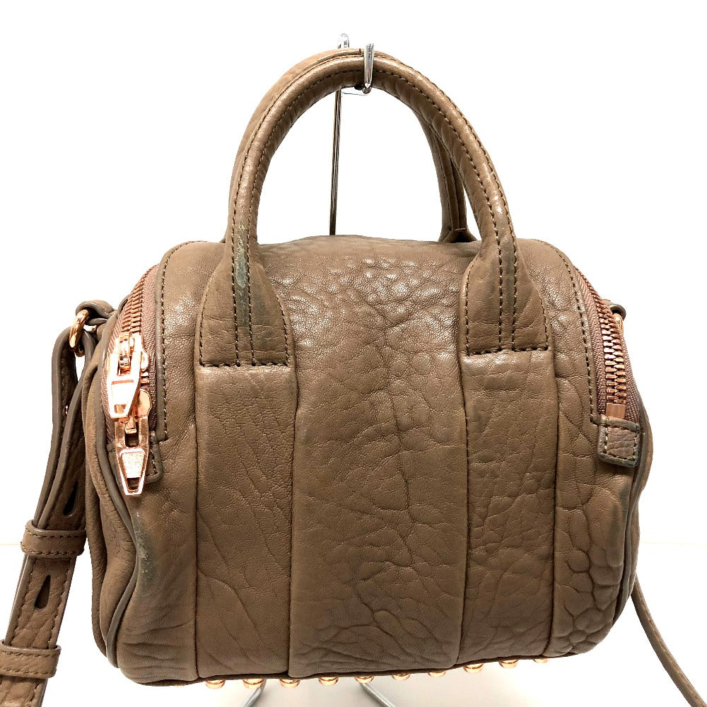 Alexander Wang Handbag leather Pink beige type Pochette Mini rocky Women Used Authentic