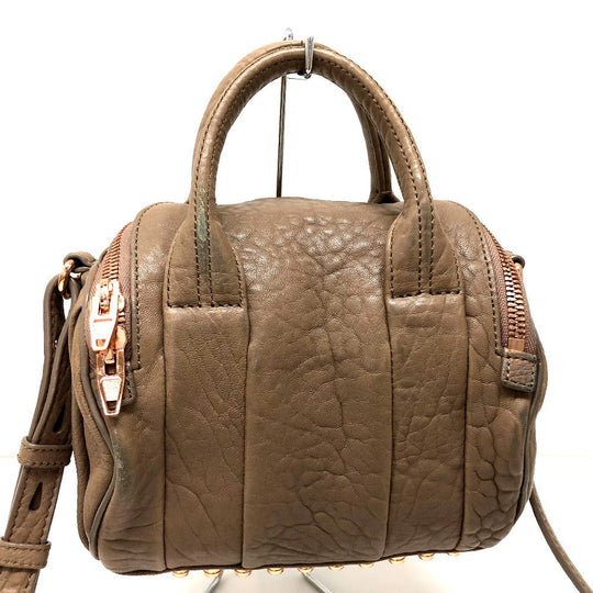 Alexander Wang Handbag leather Pink beige type Pochette Mini rocky Women Used Authentic